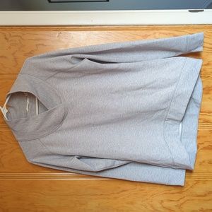 Light heather grey sweatshirt